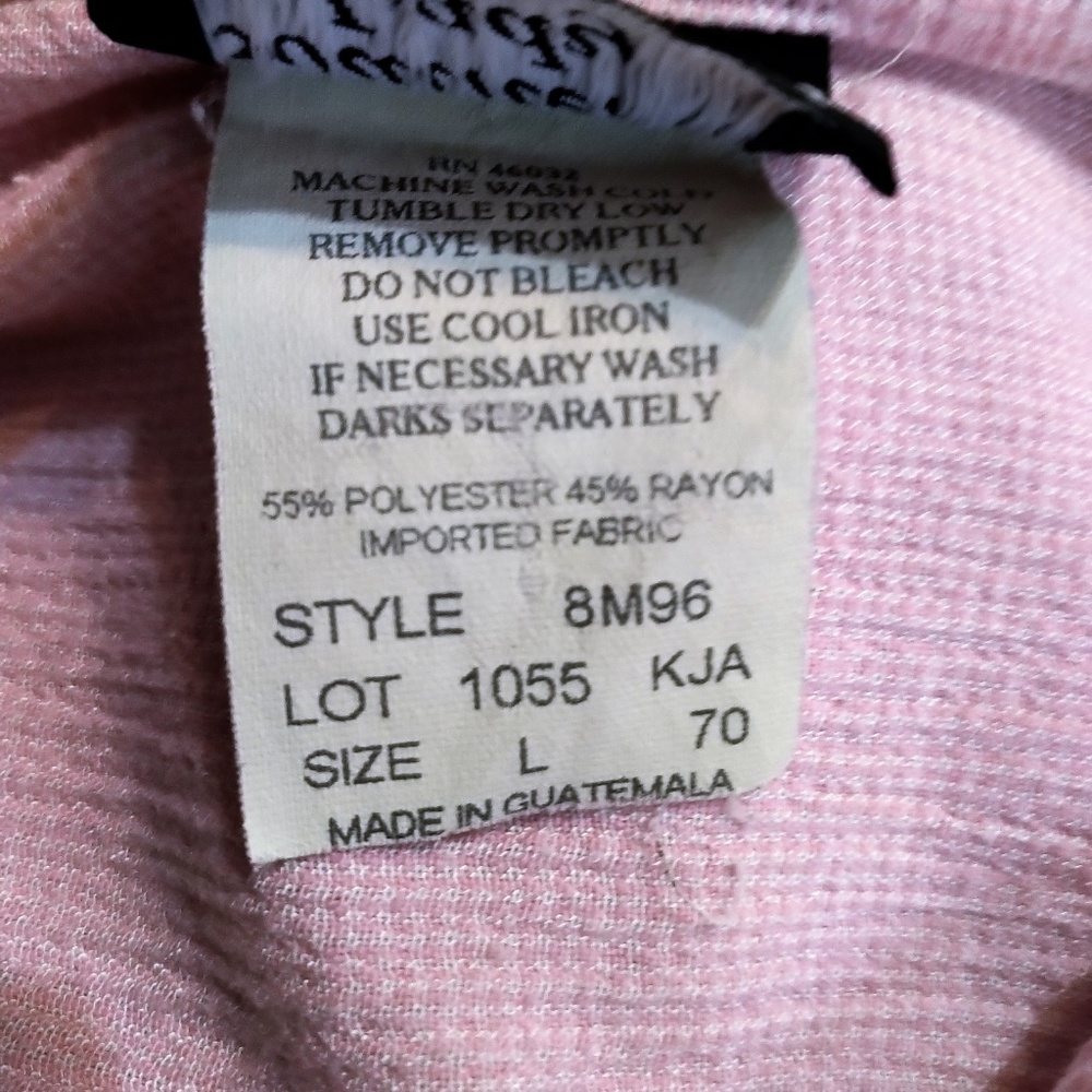 Southern Lady Roll-Sleeve Blouse EUC L/XL - Picture 7 of 7